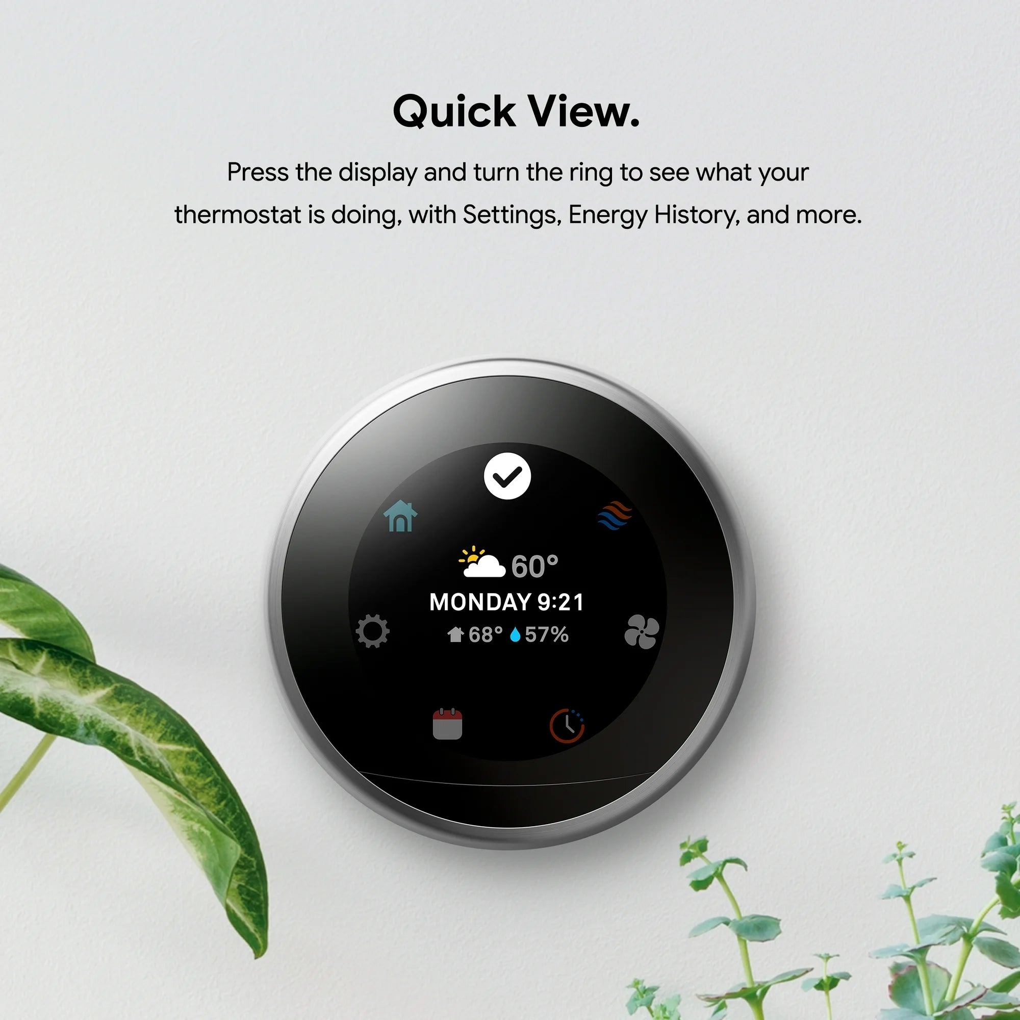 Google Nest - Learning Thermostat (3rd Gen) - works with Alexa