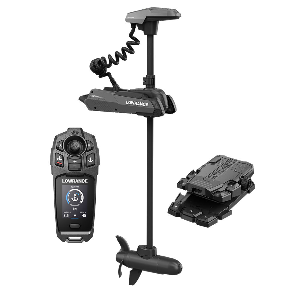 Lowrance Recon&trade; FW 60" Trolling Motor - Includes Freesteer Joystick Remote, Wireless Foot Pedal &amp; HDI Nosecone