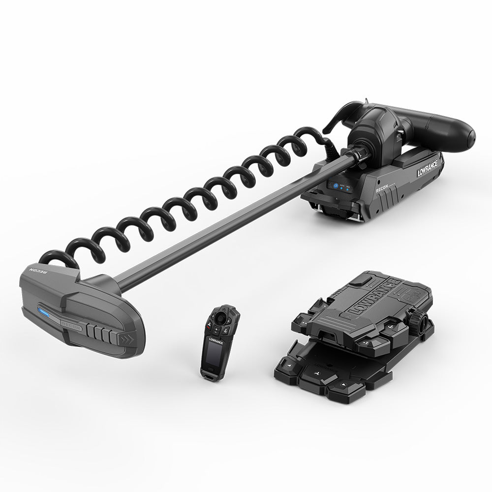 Lowrance Recon&trade; FW 72" Trolling Motor - Includes Freesteer Joystick Remote, Wireless Foot Pedal &amp; HDI Nosecone