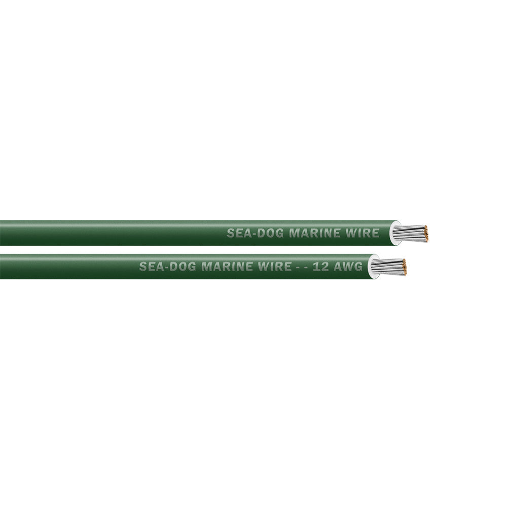 Sea-Dog 12 AWG Green Primary Wire - 100' [8012042]