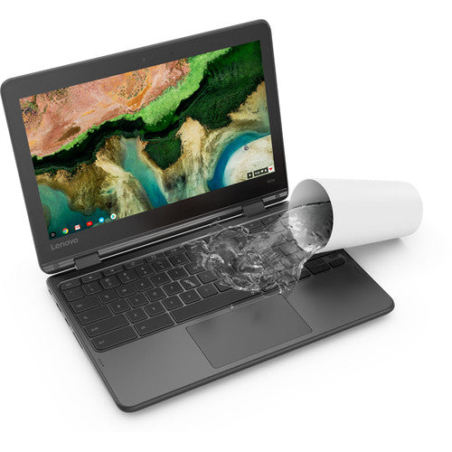 Lenovo Chromebook 300e 2nd Gen 2-in-1 – 11.6", Celeron 1.1GHz, 4GB RAM, 32GB SSD (Black)