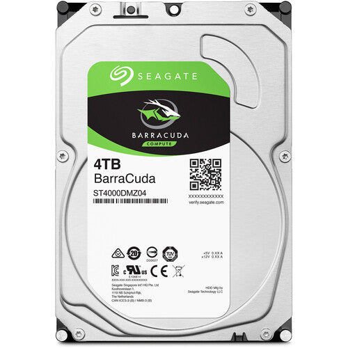 4TB Seagate Barracuda 3.5 Inch Sata III 6GB Internal Hard Drive