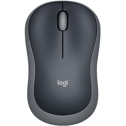 Logitech M185 Wireless Mouse (Black)