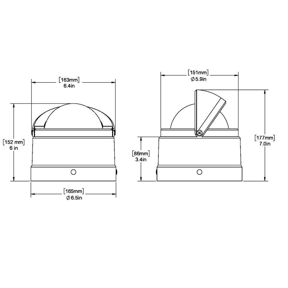 Boussole de navigation Ritchie DNW-200 - Montage Binnacle - Blanc [DNW-200]