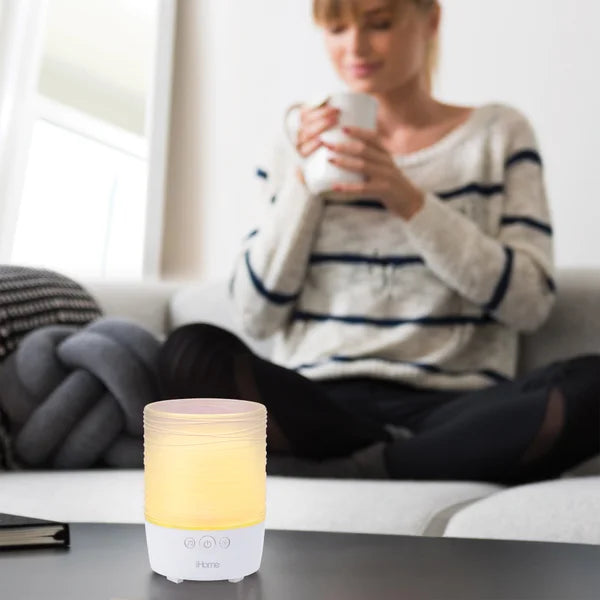 iHome Zenergy Candle – Portable Meditative Light & Bluetooth Speaker