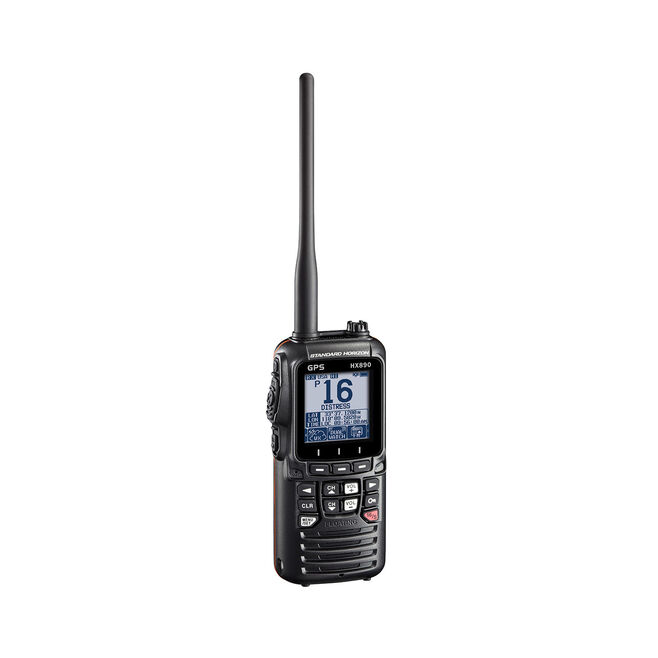 HX890NB Standard Horizon HX890 Floating 6 Watt Class H DSC Handheld VHF/GPS - Black