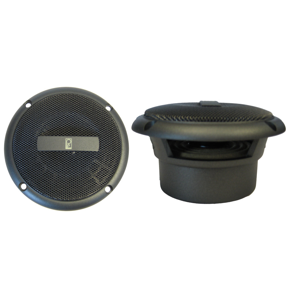Poly-Planar Ma3013G Grey 3" Flush Mount Speakers