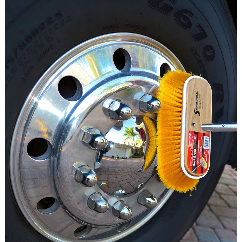 Brosse de pont à poils moyens en polystyrène Shurhold de 10 po [985]