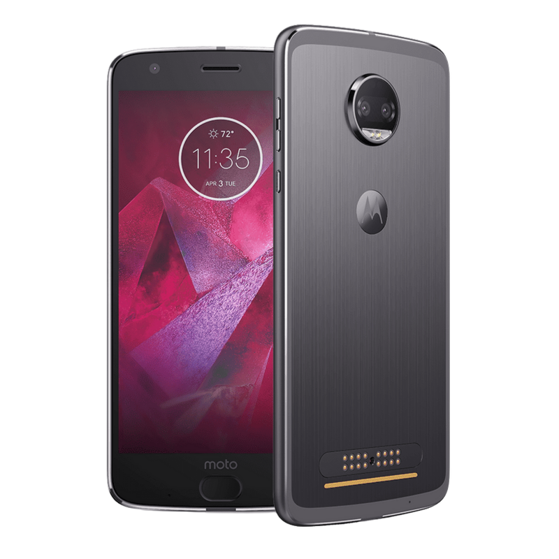 Motorola Moto Z2 Play – 32GB GSM Unlocked (Lunar Gray) | Moto Bluetooth Speaker with Alexa