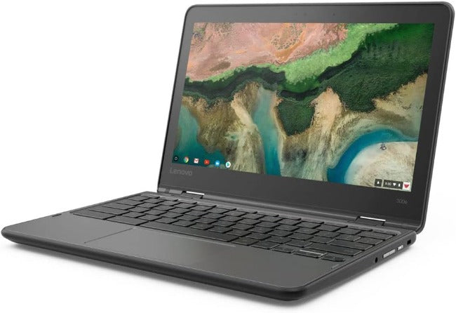 Lenovo Chromebook 300e 2nd Gen 2-in-1 – 11.6", Celeron 1.1GHz, 4GB RAM, 32GB SSD (Black)