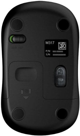 Logitech M317 Wireless Mouse (No Dongle)