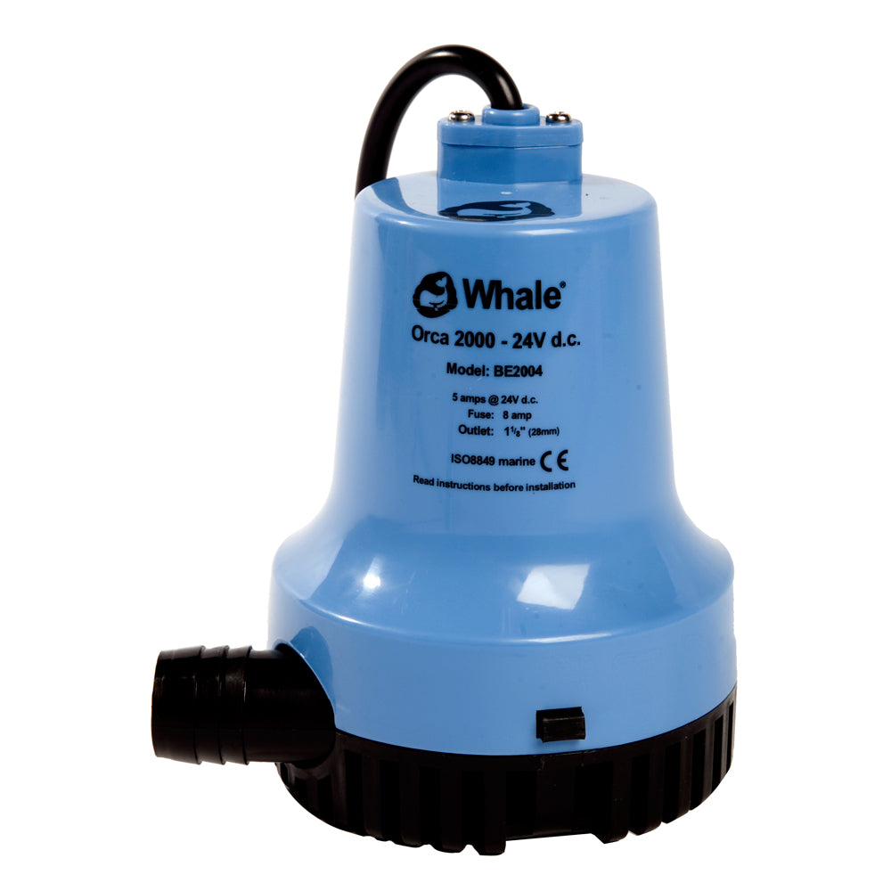 Pompe de cale submersible Whale Orca 2000 GPH 12V [BE2002]
