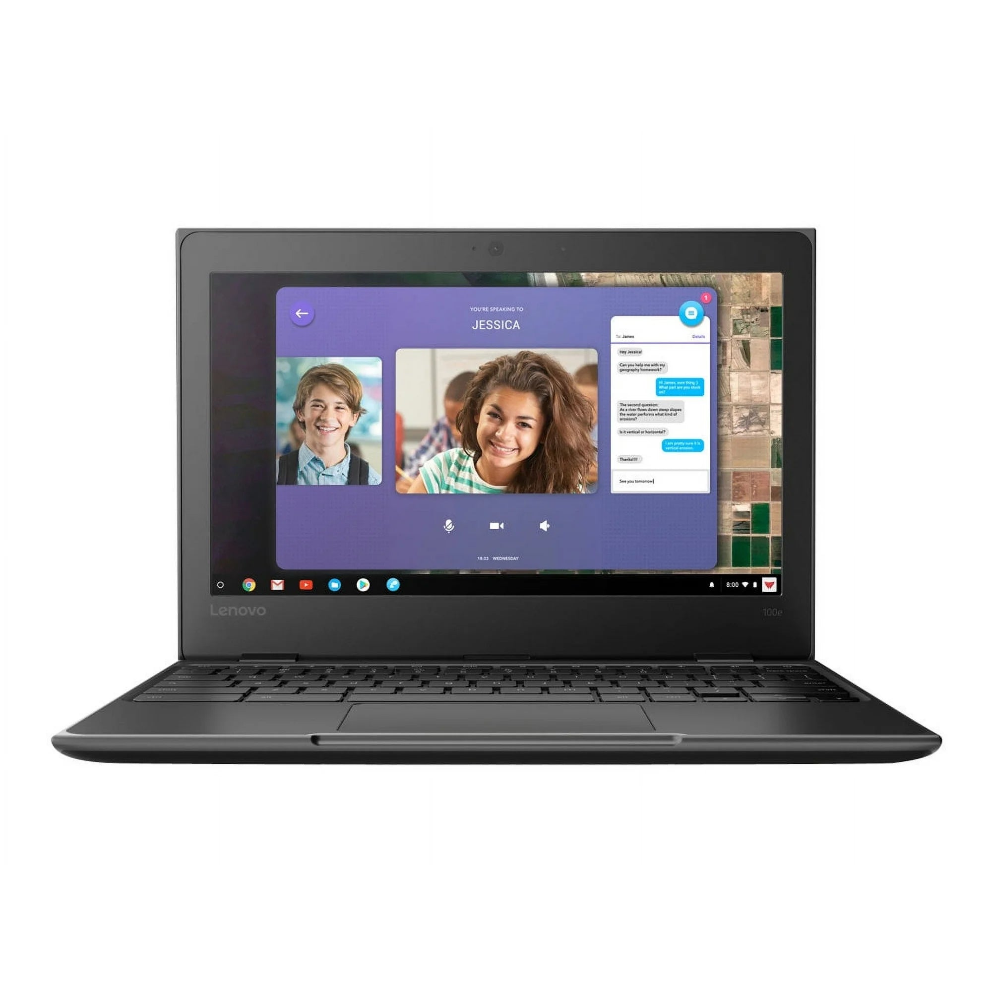 Lenovo 100e Chromebook – 11.6", Celeron 1.1GHz, 4GB RAM, 32GB SSD 81ER0002US