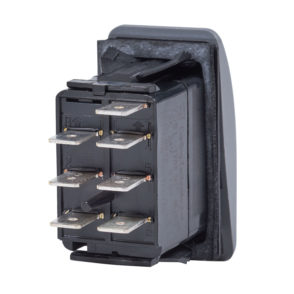 Blue Sea 7939 Contura II Switch DPDT Noir - ON-ON [7939]