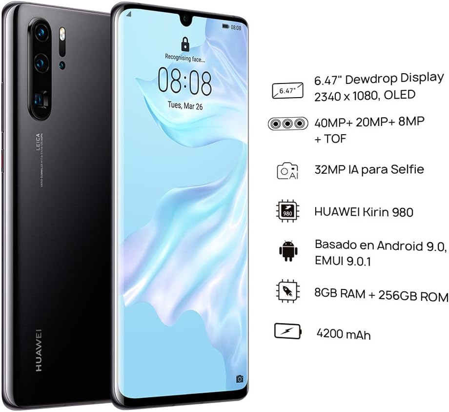Huawei P30 Pro 128GB (Unlocked) - Black