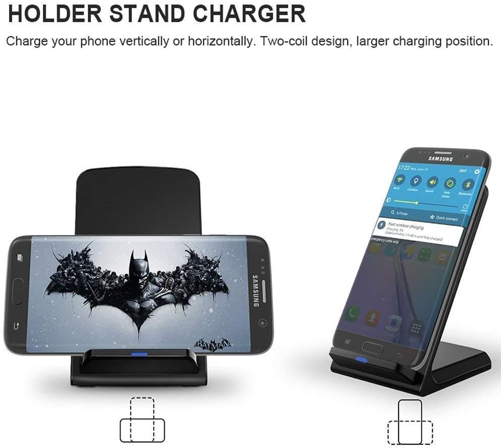 Wireless Fast Charger Charging Pad Stand Dock