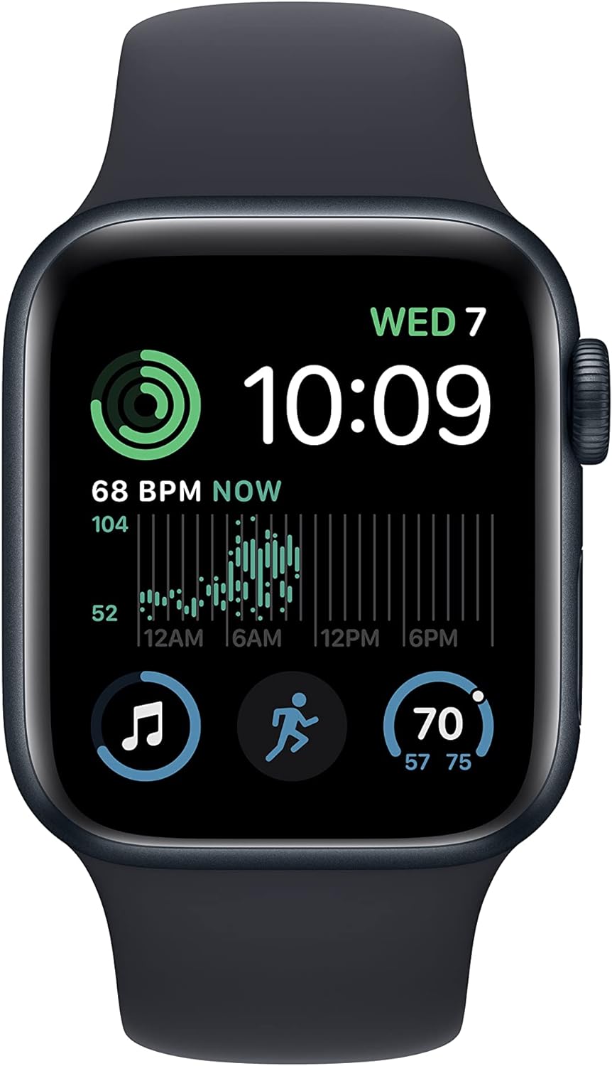 Apple Watch SE, 40mm Aluminum, Cellular, (Black) (Case Only)