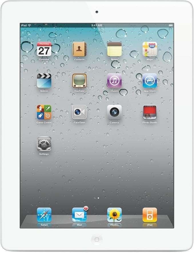 Apple iPad 2nd Gen - 9.7", 64GB, WiFi Tablet (Silver/White)