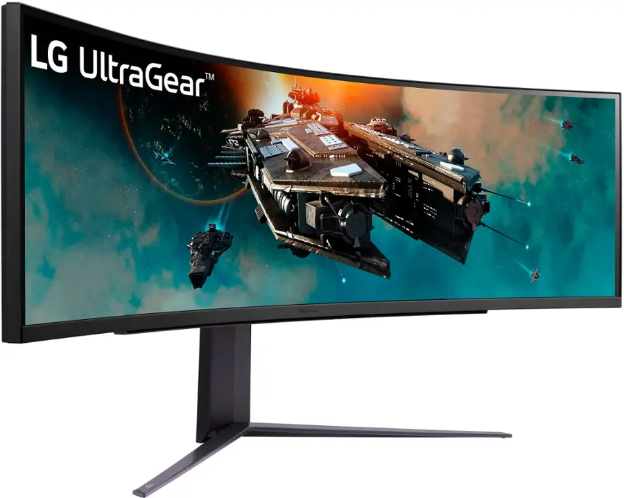 LG UltraGear 49 Inch Ultrawide DQHD Curved Gaming Monitor - 5120 x 1440