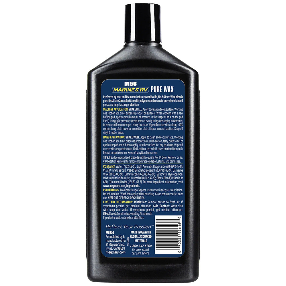 Meguiars Boat / RV Pure Wax - * Caisse de 6 * [M5616CASE]