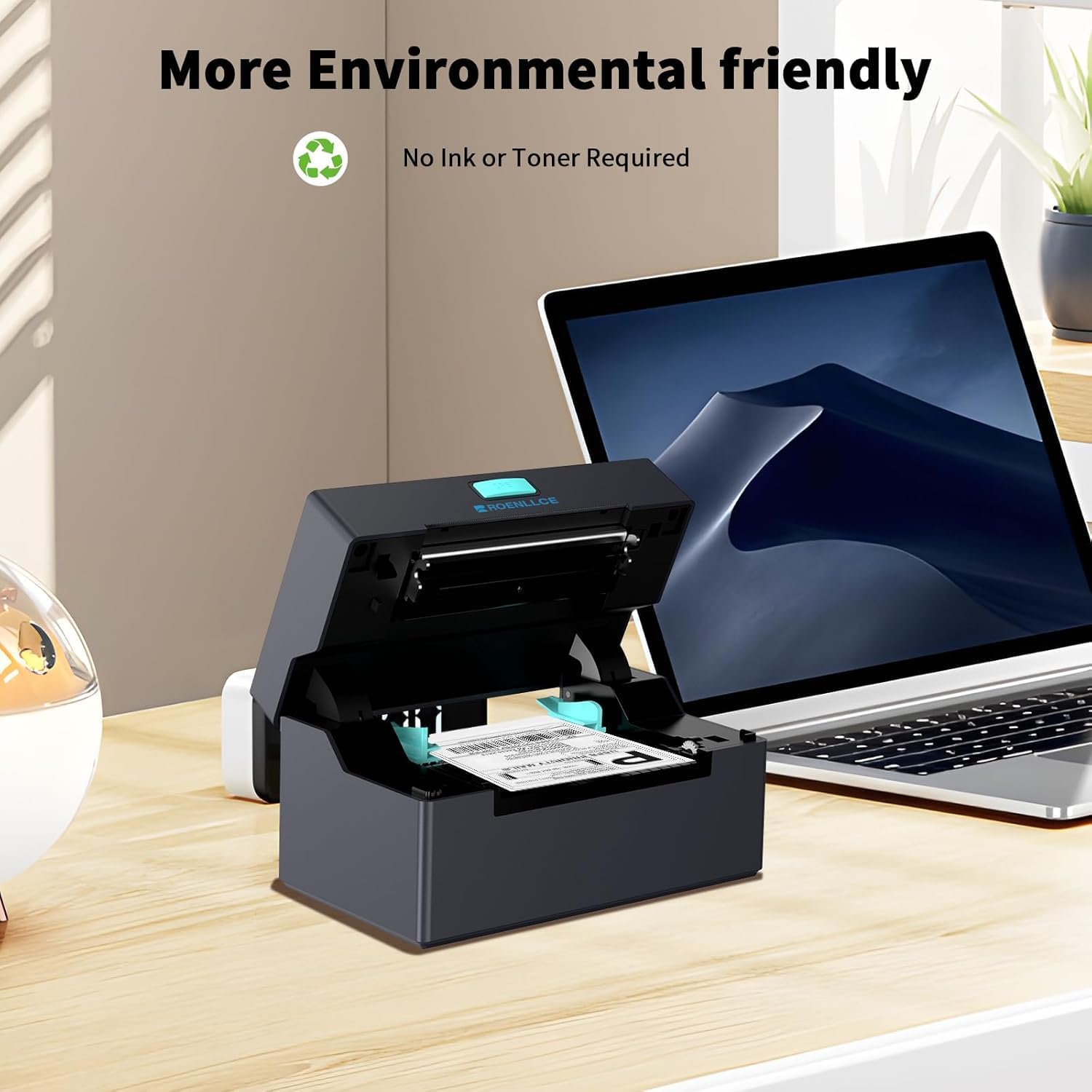 MUNBYN Bluetooth Thermal Shipping Label Printer