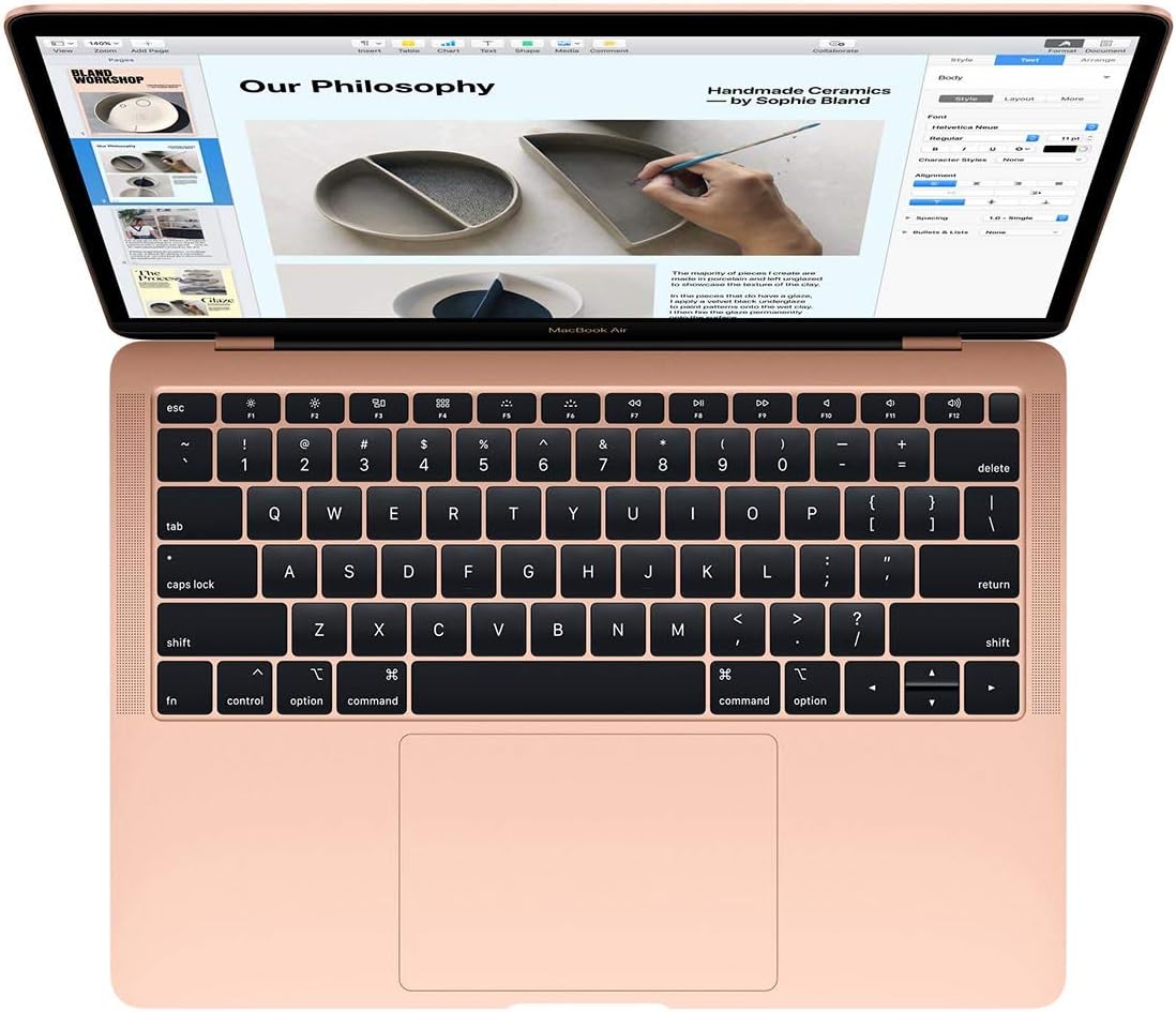 Apple MacBook Air – 13.3 Inch, Core i5 1.6GHz, 8GB RAM, 256GB SSD (Gold)