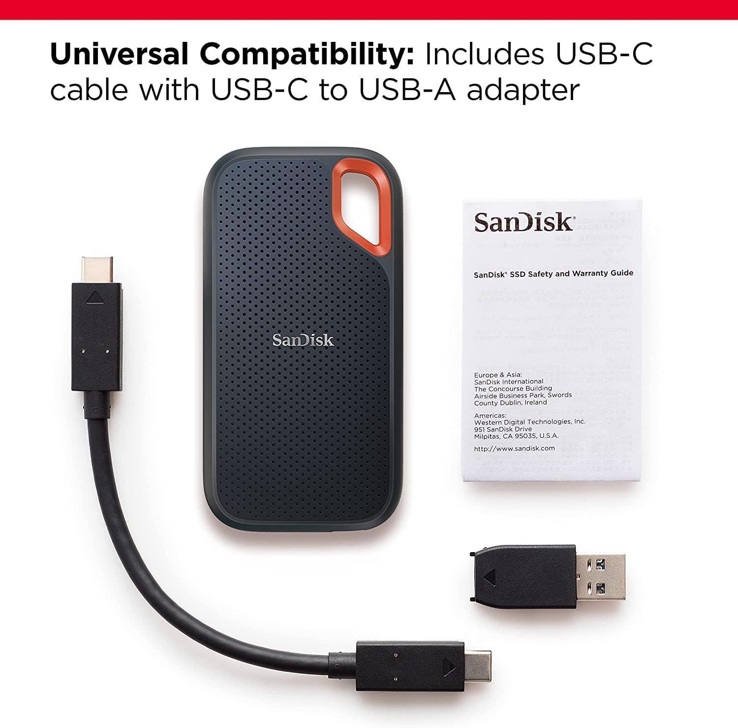 SanDisk Extreme Go Portable SSD, 2TB