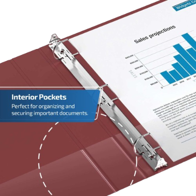 Premium Economy Angle D Ring Binder (6 Pack)