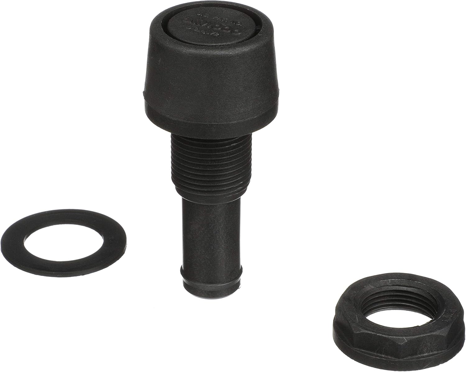 Attwood Straight Fuel Vent - Black Polypropylene [1607-3]