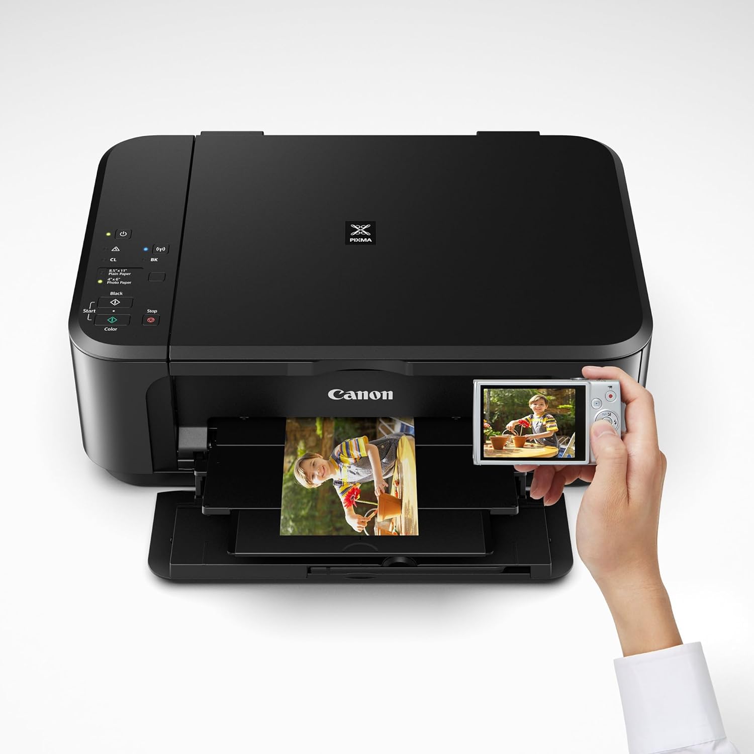 Canon PIXMA MG3620 Wireless All-in-One Color Inkjet Printer (Black)