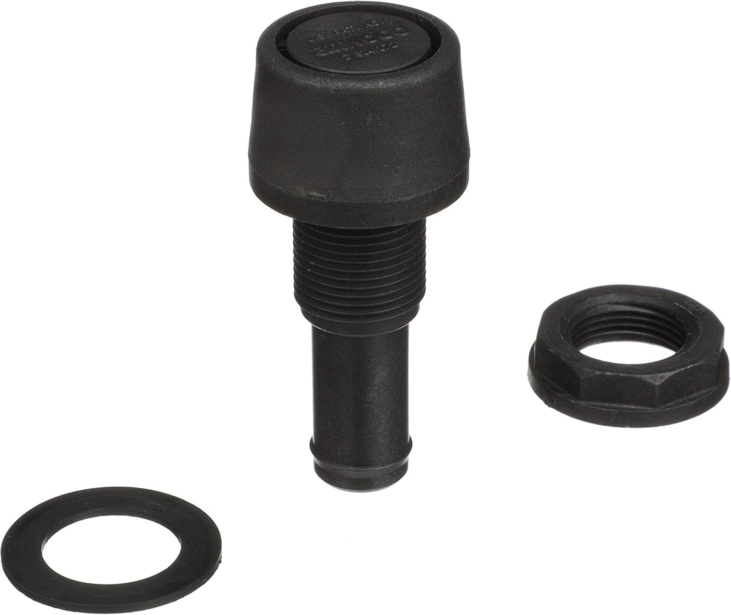 Attwood Straight Fuel Vent - Black Polypropylene [1607-3]