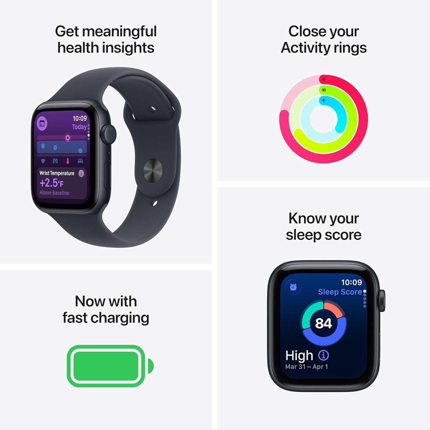 Apple Watch SE 3 40mm Aluminum Cellular - Midnight