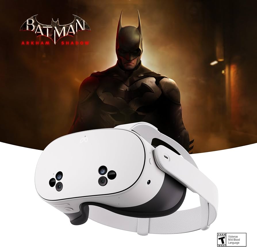 Meta Quest 3S 256GB with Batman: Arkham Shadow Game Bundle