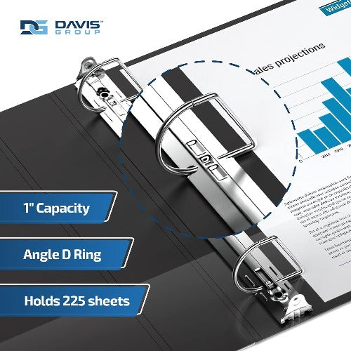 Easyview Premium Angle D Ring Customizable View Binder (6 &4 Pack)
