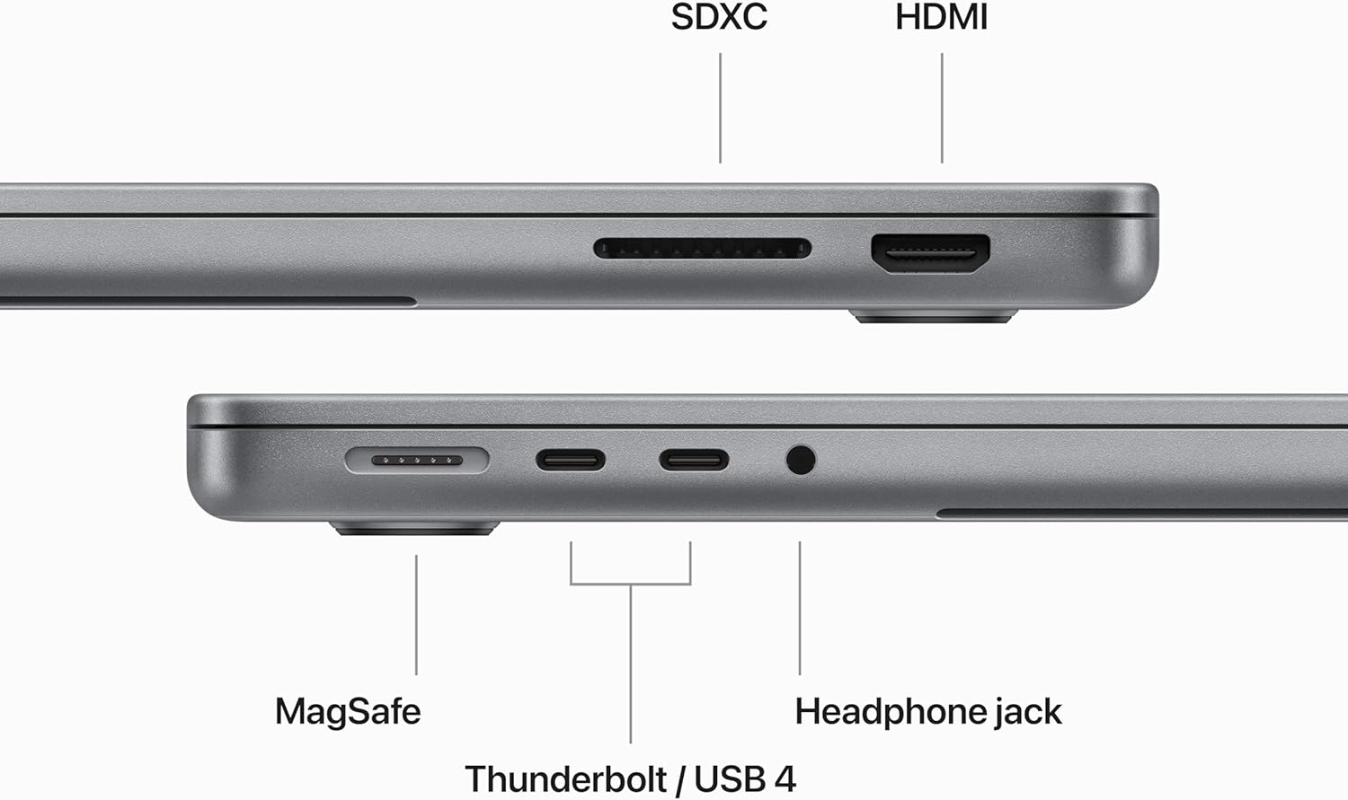 Apple MacBook Pro 14.2" Core M3 4.05GHz 8-Core CPU/10-Core GPU 8GB RAM 512GB SSD -Space gray