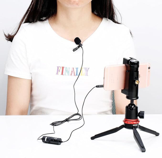 BOYA by M1 Lavalier Microphone for Smartphones, Canon, Nikon, DSLR Cameras