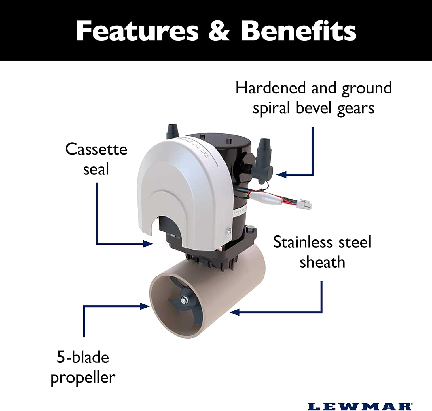 Lewmar 110TT 12v Thruster Kit