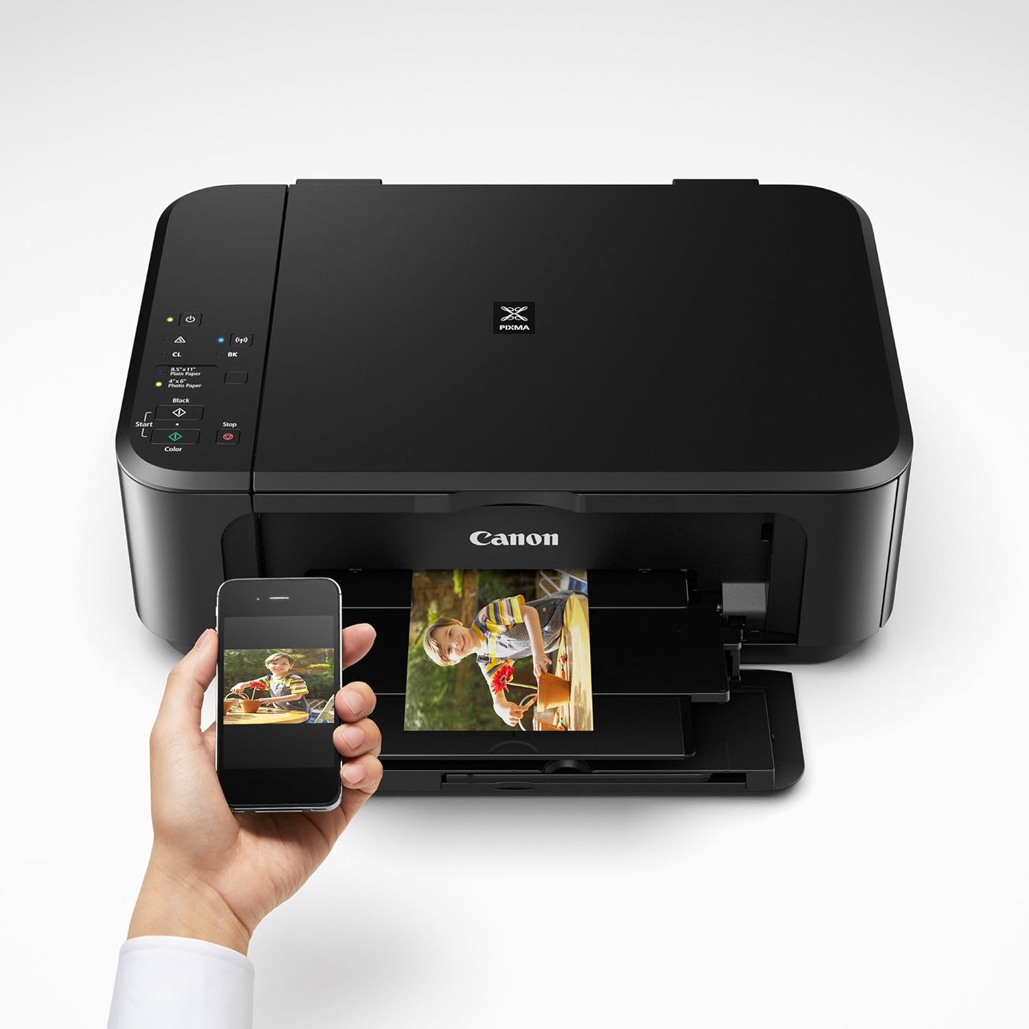 Canon PIXMA MG3620 Wireless All-in-One Color Inkjet Printer (Black)