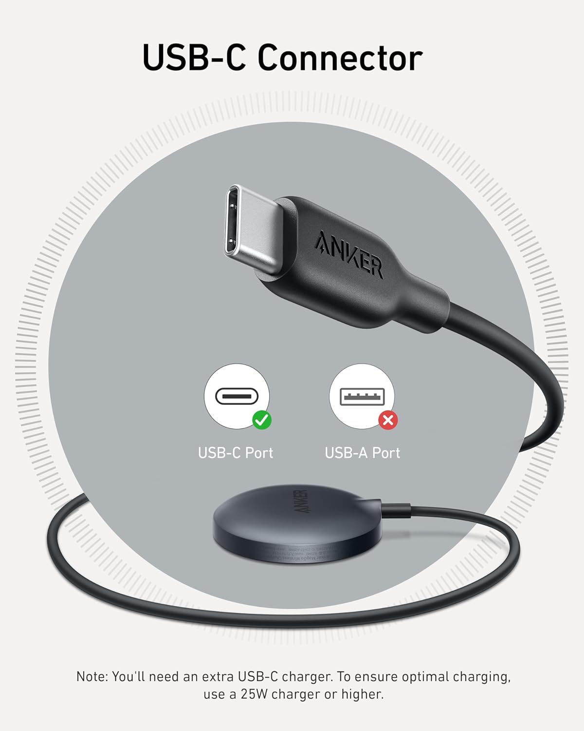 Anker MagSafe Charger Pad – MagGo, Qi2 Certified 15W Wireless Charger (Black, No Adapter)