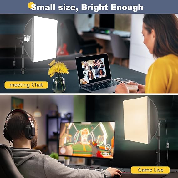 Torjim Softbox Photography Lighting Kit, 16 Inch x 16 Inch