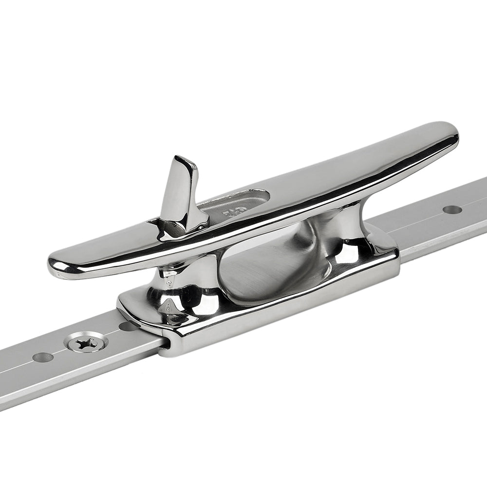Calzo/taca para riel medio Schaefer de acero inoxidable - 1" [70-74]