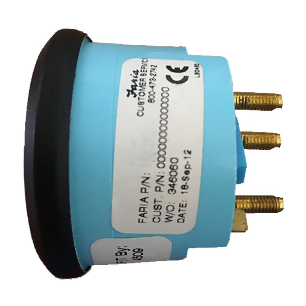 Faria Coral 2 "Jauge de température de culasse (60-120 F) avec expéditeur [13009]