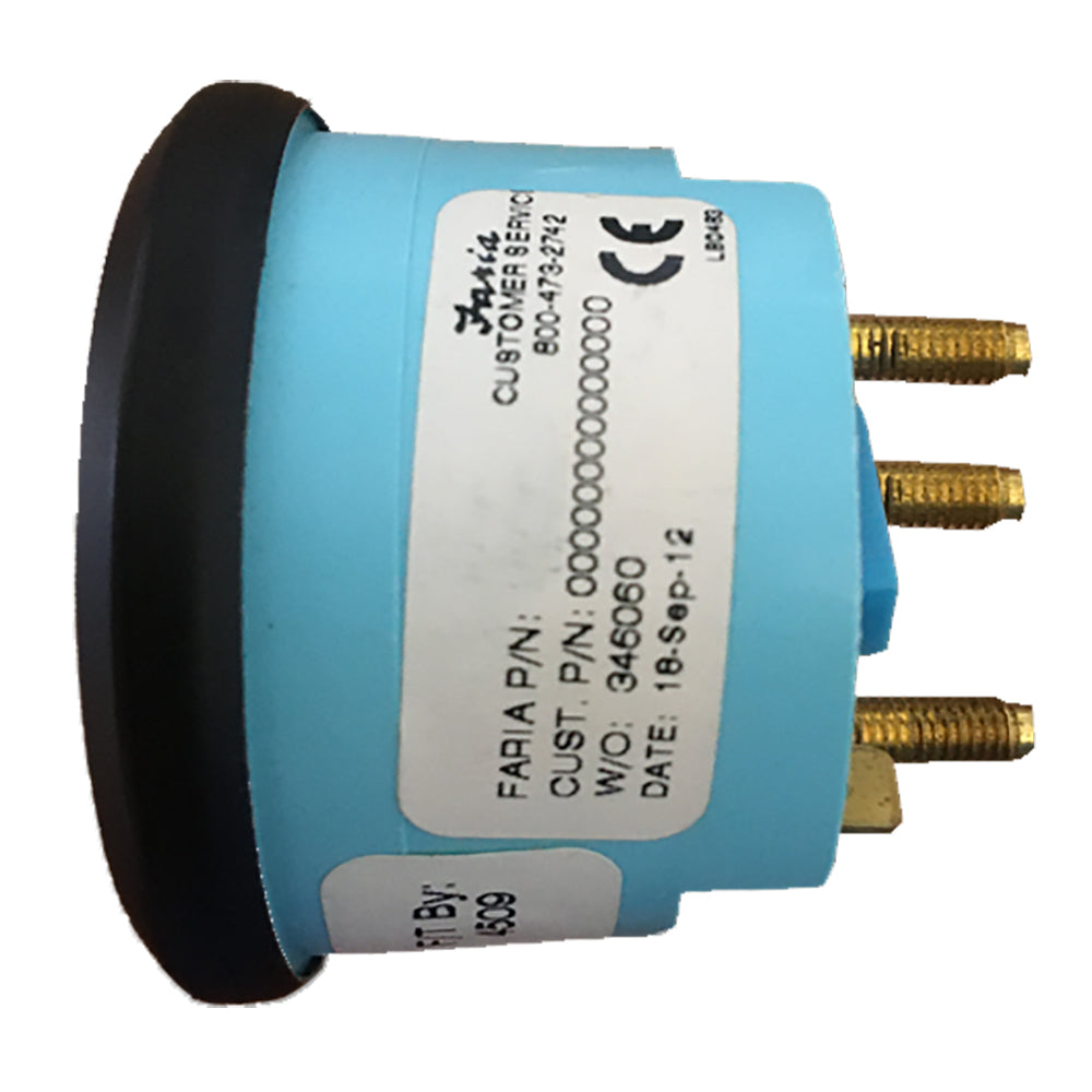 Indicador de nivel de combustible Faria Coral de 2" (E-1/2-F) [13001]