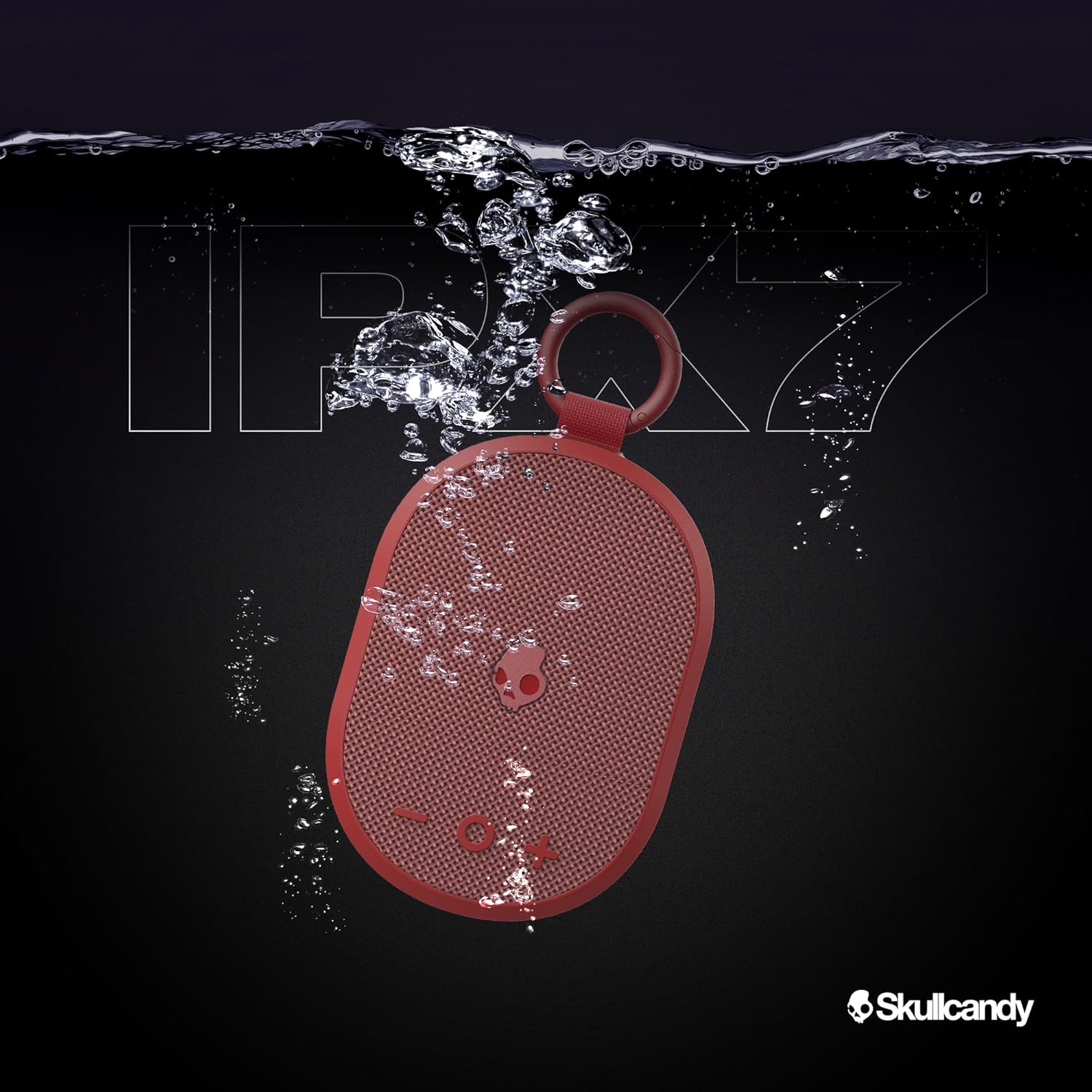Skullcandy Kilo Wireless Bluetooth Speaker – IPX7 Waterproof (Red)