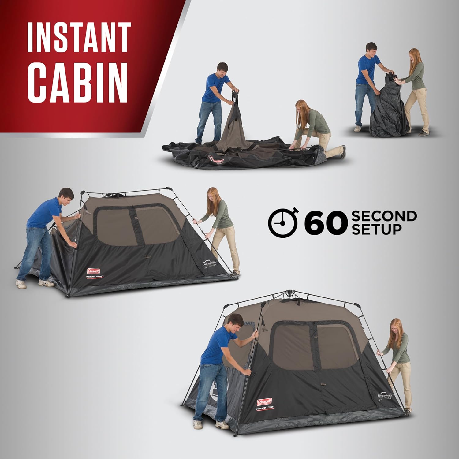 Coleman 6-Person Instant Cabin - Black [2206913]