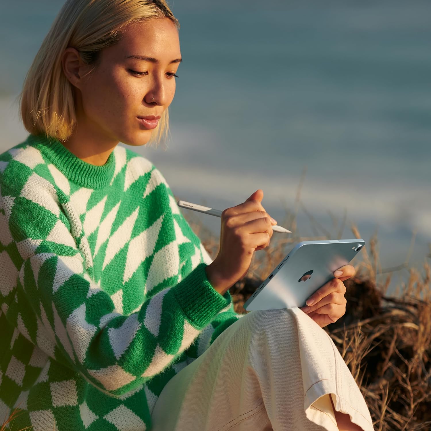 Apple iPad Mini 7 8.3" Display 256GB Storage WiFi + Cellular 4XPW3LL/A - Blue