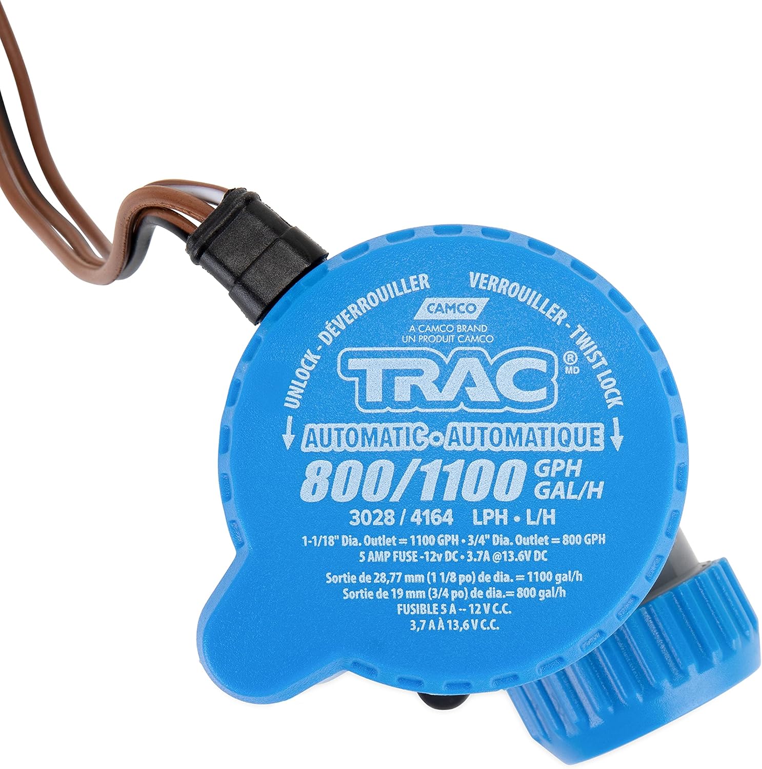 TRAC Outdoors Bilge Pump - 800/1100 GPH - Automatic [69311]