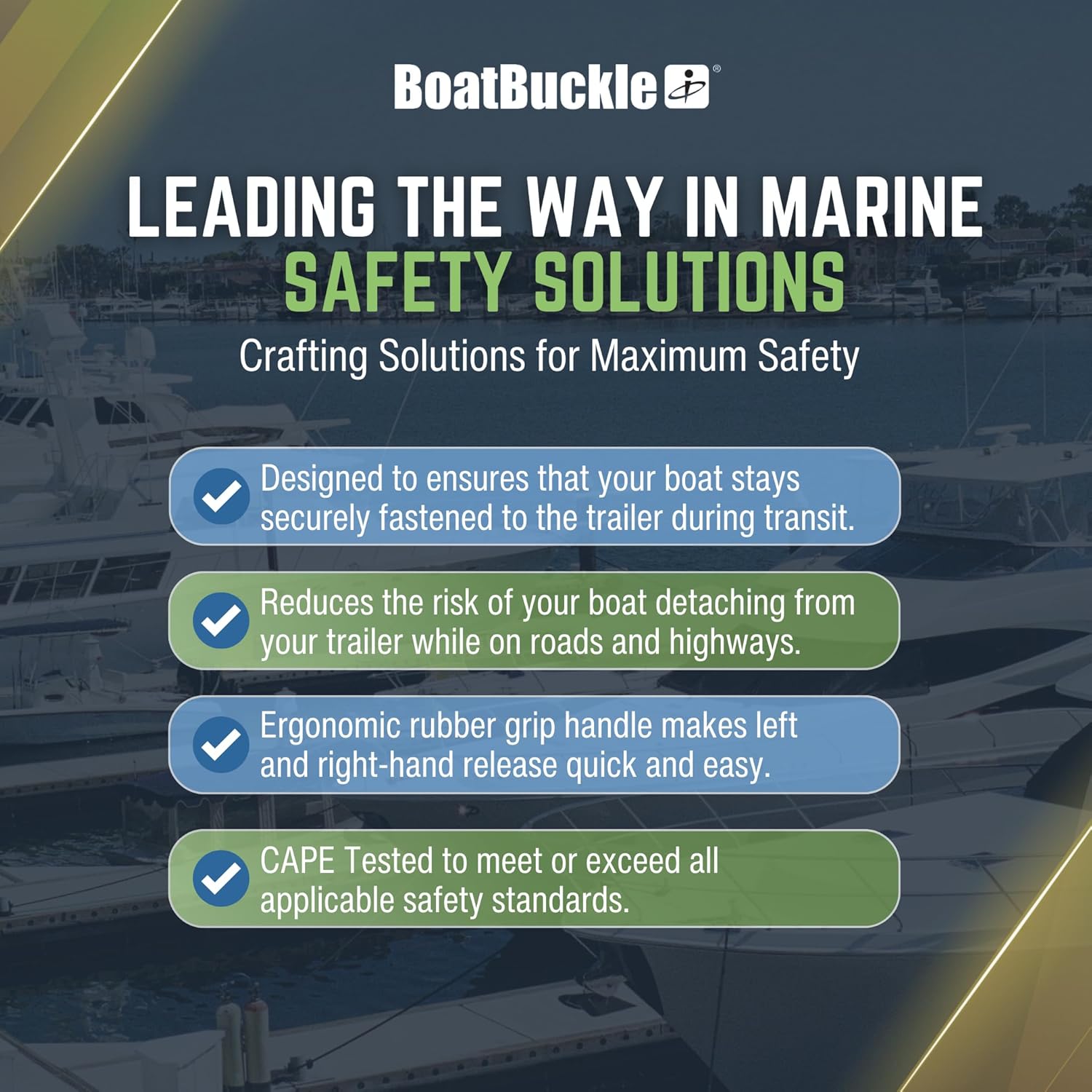 BoatBuckle G2 Retractable Transom Tie-Down - 2"-43" - Pair - Stainless Steel [F14256]