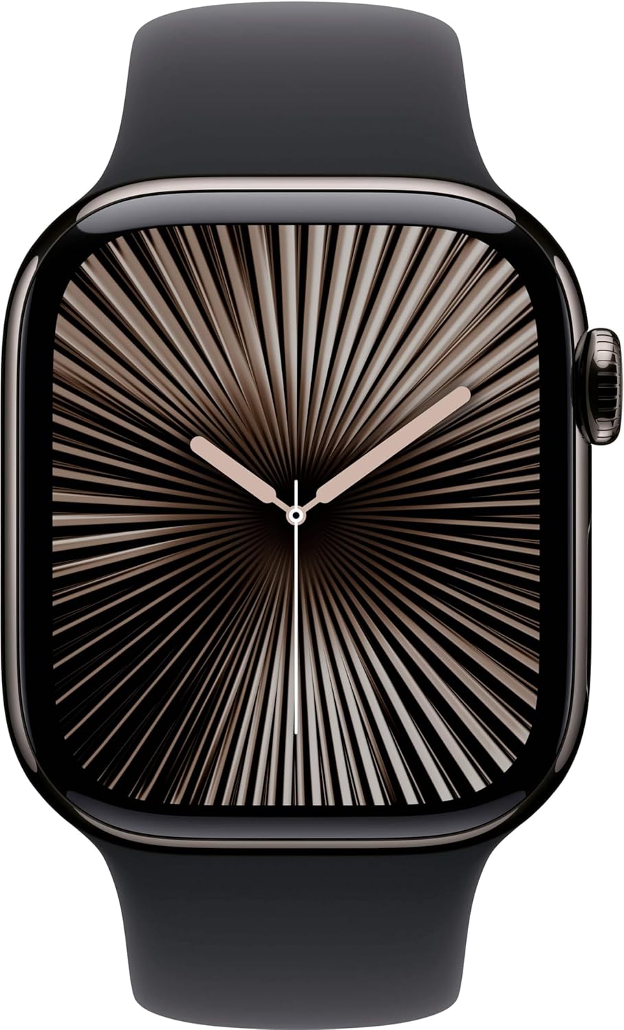 Apple Watch Seres 10 42mm Cellular - Slate Titanium with M/L Black Sport Band