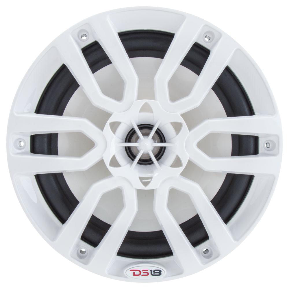 Haut-parleurs marins à 2 voies DS18 HYDRO 6,5 "avec lumières LED RVB 300 W - Blanc [NXL-6]